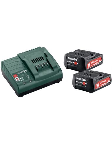 Pack énergie 12 SANS FIL Pack 2 Batteries 12 Volts + chargeur METABO 685301000