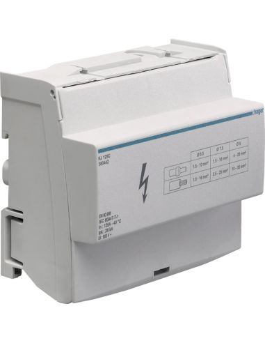 Répartiteur 125A tétrapolaire HAGER KJ125C