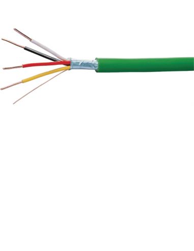 Cable bus longueur 100m vert HAGER TG018