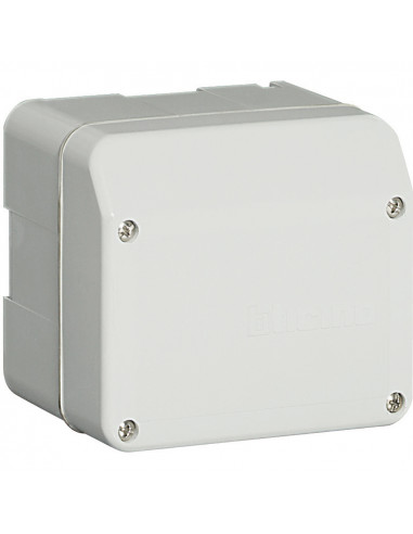 Boîte de dérivation Idrobox étanche IP55 format carré 94x82x58mm BTICINO BT23983