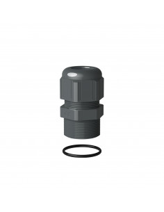 Presse-étoupe plastique avec joint de surface étanche IP68 filetage ISO20 anthracite RAL7012 LEGRAND 381594