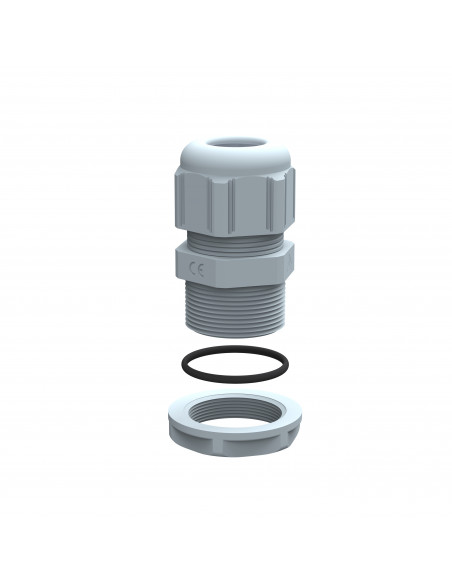 Presse-étoupes plastique IP68 PG29 RAL7001 unité par quantité 5 LEGRAND 381814