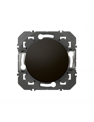 Poussoir simple dooxie 6A 250V~ finition noir LEGRAND 600204