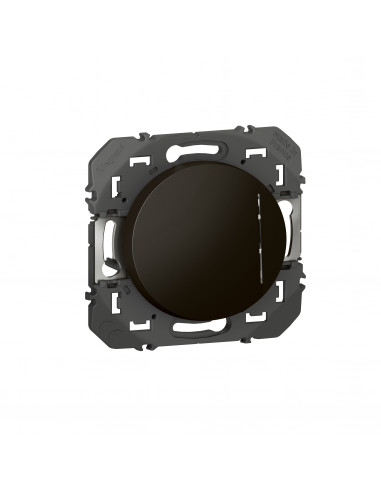 Poussoir simple avec voyant lumineux dooxie 6A 250V~ noir LEGRAND 600216