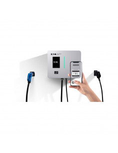 Borne de recharge rapide Eaton Green Motion DC 22kW Com RJ45 + 4G RFID CCS EATON GMD2205BBAA00A00