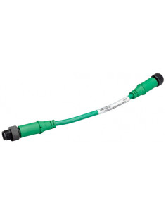 Câble rond SWD IP67 0,3m 5 pôles prémonté avec connecteur M/F M12 000174761 EATON SWD4-M3LR5-2S