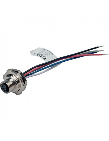 Traversée de boîtier SWD connecteur femelle M12 5 câbles longueur 0.15 m 000179541 EATON SWD4-PRF5-2-S
