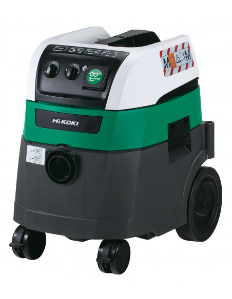 Aspirateur 1200W 25/22L poussière & eau classe M décolmatage automatique HIKOKI RP350YDMWAZ