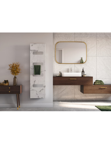Elite 1 radiateur sèche-serviettes en verre 1300W Reflet INTUIS ICEL1MIRE13