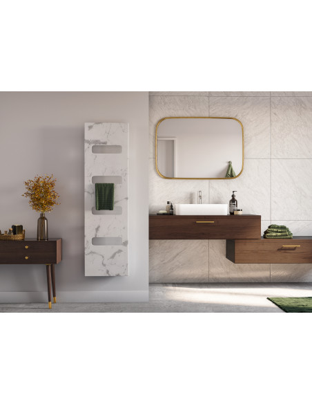 Elite 1 radiateur sèche-serviettes en verre 1300W Reflet INTUIS ICEL1MIRE13