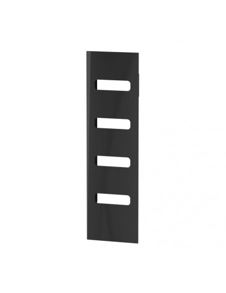 ELITE 1 radiateur sèche-serviettes en verre NOIR ASTRAKAN 1300W INTUIS ICEL1SEPB13