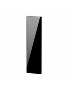 CAMPAVER nativ Radiateur Vertical 1500W Verre massif Noir astrakan INTUIS K161225 2