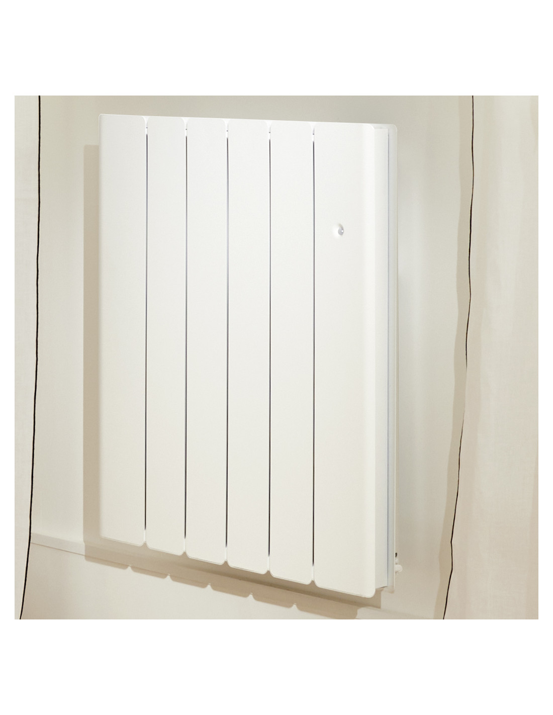 Radiateur à inertie Beladoo nativ M153415 1500 Watts Plinthe Blanc intuis