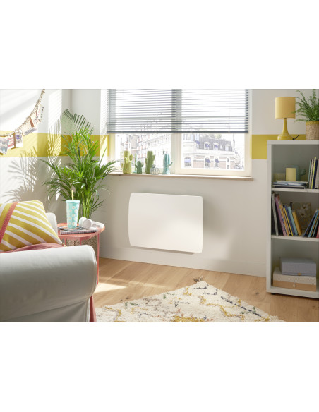 Oslo 2 radiateur horizontal 1250W blanc satiné INTUIS M163114
