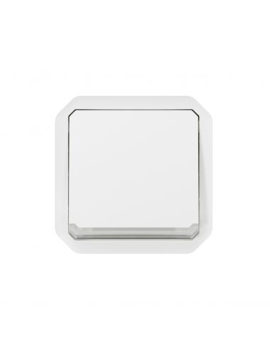 Interrupteur ou va-et-vient lumineux 10AX 250V Plexo composable blanc LEGRAND 069613L