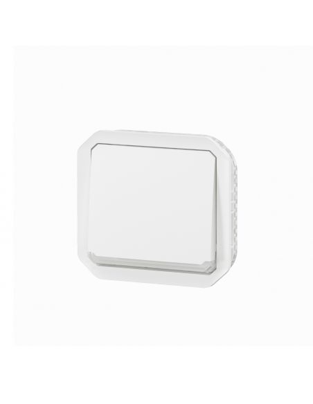 Poussoir NO lumineux Plexo composable blanc LEGRAND 069632L