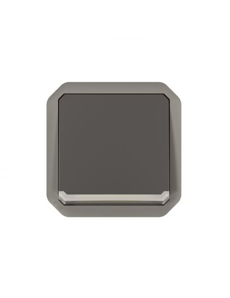 Interrupteur ou va-et-vient lumineux 10AX 250V Plexo composable anthracite LEGRAND 069803L