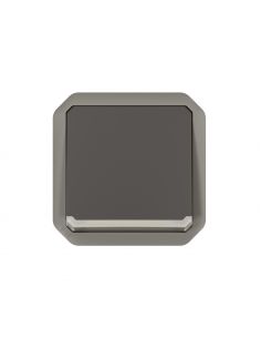 Poussoir NO-NF lumineux Plexo composable anthracite LEGRAND 069816L 2