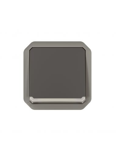Poussoir NO-NF lumineux Plexo composable anthracite LEGRAND 069816L