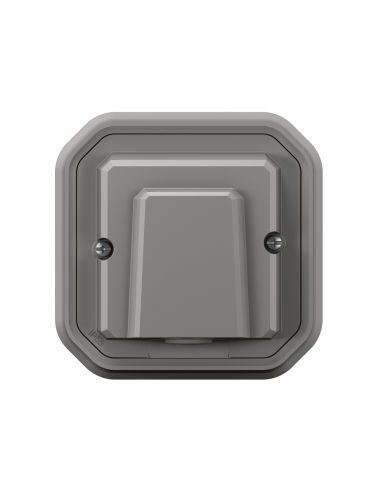 Sortie de câble 16A Plexo complet encastré gris LEGRAND 069848L