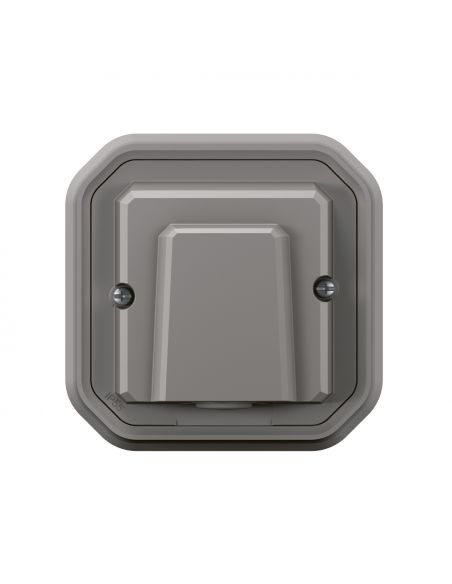 Sortie de câble 16A Plexo complet encastré gris LEGRAND 069848L
