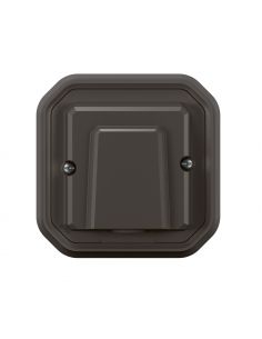 Sortie de câble 16A Plexo complet encastré anthracite LEGRAND 069878L 2
