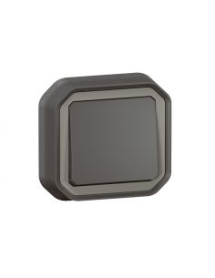 Interrupteur ou va-et-vient 10AX 250V Plexo complet encastré anthracite LEGRAND 069881L