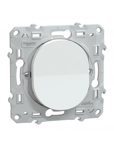 Ovalis Interrupteur Permutateur 10AX Blanc SCHNEIDER S320205