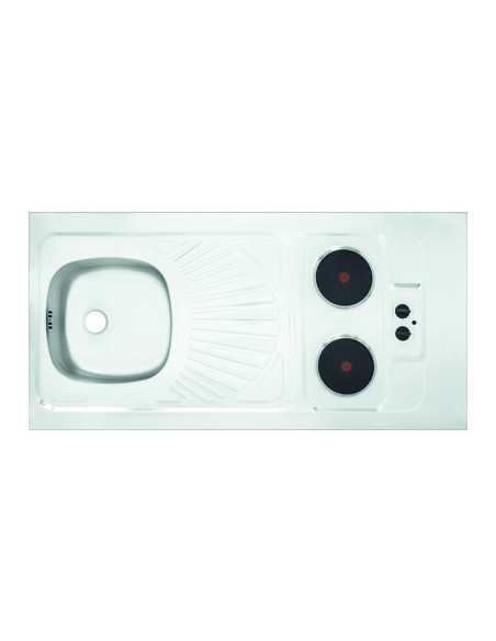 EVIER INOX PLAQUES INTEGREES MODERNA CPAE120A00