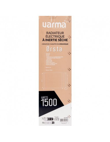 RADIATEUR VARMA INERTIE SECHE 1500W VARMA NCO15