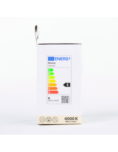 AMPOULE LED C STD CL E27 4000 1055 DHOME A60-5C 8.5W E27 1055LM 4000K 2