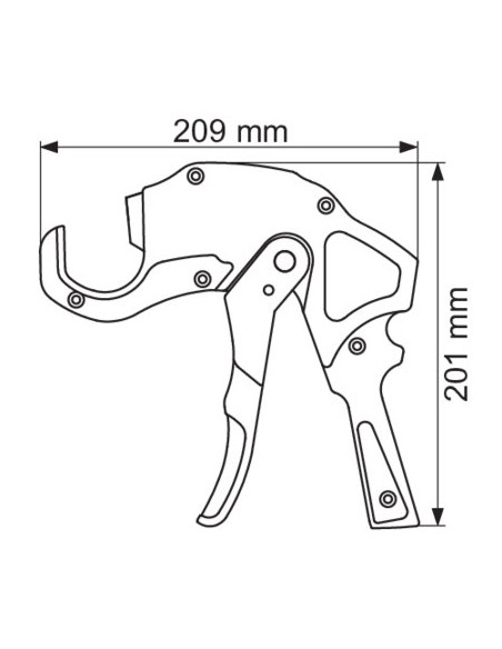 PINCE COUPE TUBE OUTIBAT QE2202