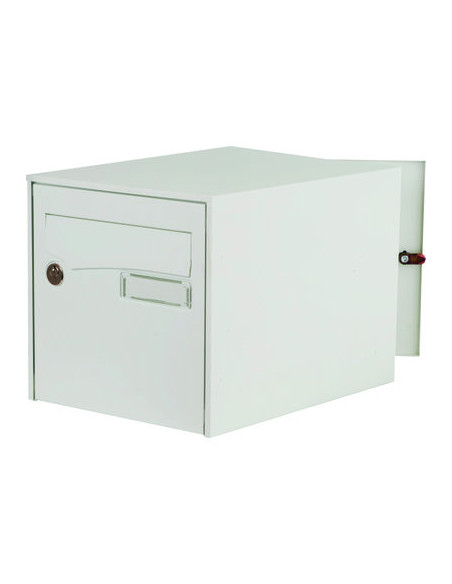 BOITE AUX LETTRES LOFT ACIER DF BLANC DECAYEUX 122421