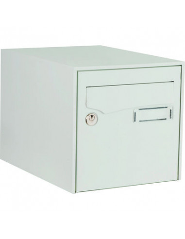 BOITE AUX LETTRES LOFT ACIER DF BLANC DECAYEUX 122421