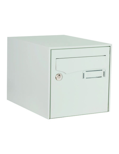 BOITE AUX LETTRES LOFT ACIER DF BLANC DECAYEUX 122421
