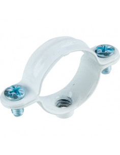 COLLIER D26 ACIER BLANC /50 ING FIXATION A141590