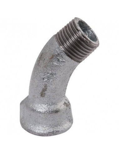 COUDE GALVA GR45° N°40 MF20X27 04005004