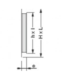 GRILLE PVC TYPE FB111 108X254 GIRPI H100FMAM 2