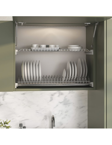 Égouttoir Suprastar pour module 700 Peint en aluminium Acier EMUCA 8256325