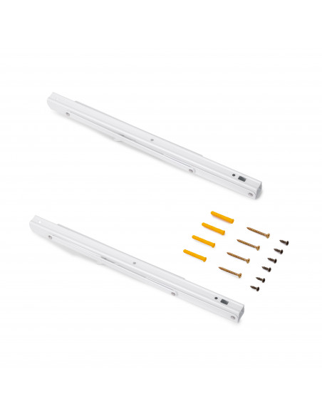 Jeu de Supports de pliage longueur 403mm Acier Peint en blanc EMUCA 7019112