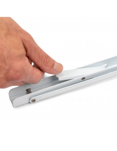 Jeu de Supports de pliage longueur 403mm Acier Peint en blanc EMUCA 7019112