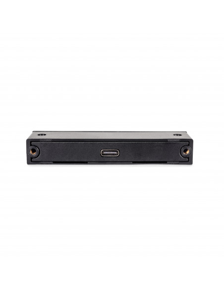 Connecteur USB A+C Linky (81x12mm) 5V DC 2A (10W) Plastique noir Plastique EMUCA 5049417