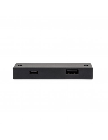 Connecteur USB A+C Linky (81x12mm) 5V DC 2A (10W) Plastique noir Plastique EMUCA 5049417