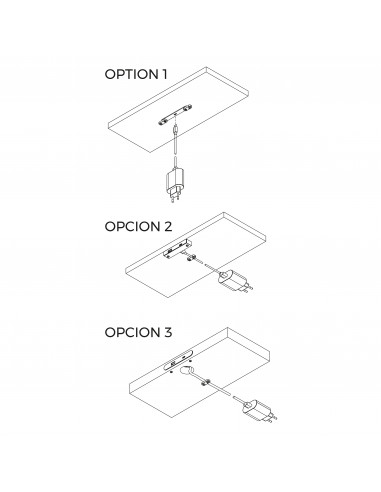 Connecteur USB A+C Linky (81x12mm) 5V DC 2A (10W) Plastique noir Plastique EMUCA 5049417