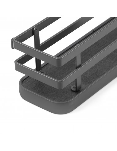 Kit de Titane de rangement des épices pour meuble de cuisine ou élément haut Acier Gris antracite EMUCA 8946435