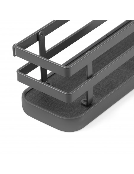 Kit de Titane de rangement des épices pour meuble de cuisine ou élément haut Acier Gris antracite EMUCA 8946435