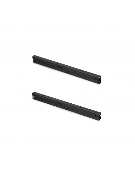 Ensemble de mécanismes de levage pour tables basses permette elevare la mesa 192mm Acier Peint en noir EMUCA 4014814