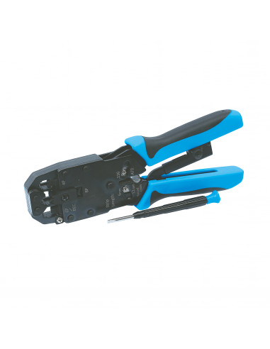 Pince à sertir pour fiches RJ45 à 2 points de sertissage en acier haute résistance LEGRAND 051709