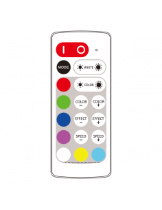 Télécommande et récepteur pour ruban RGBW ASLED N40