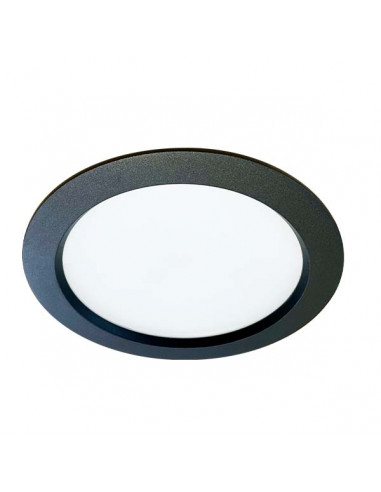 POP Downlight 24W 2150 lm noir tout en aluminium encastrable HV LED 4000K  ASLED POP24BBN